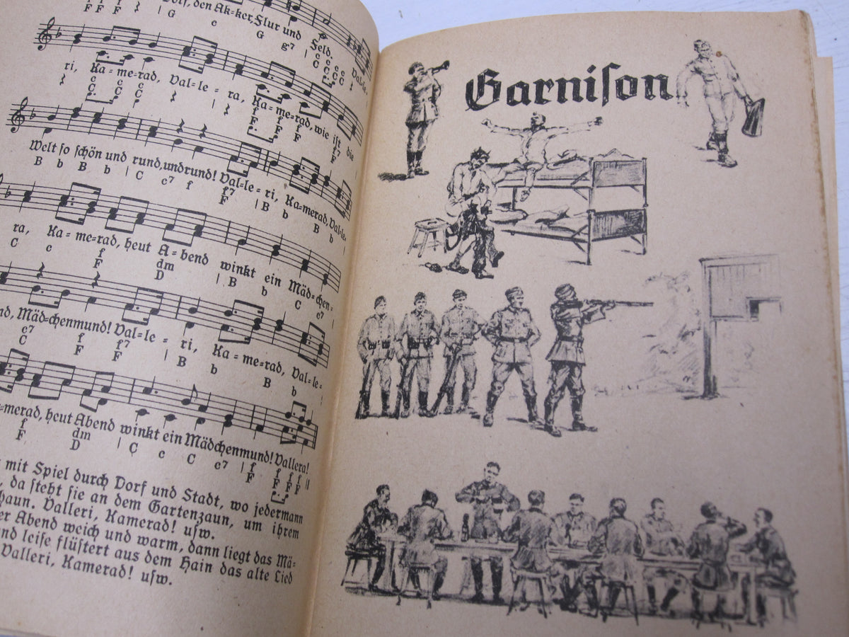 Originalausgabe Heft / Buch Liederbuch der Bautruppen in der Wehrmacht