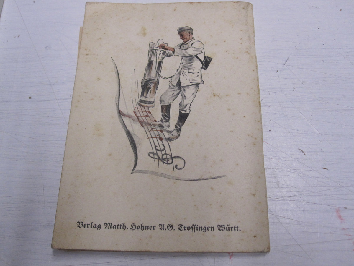 Originalausgabe Heft / Buch Liederbuch der Bautruppen in der Wehrmacht