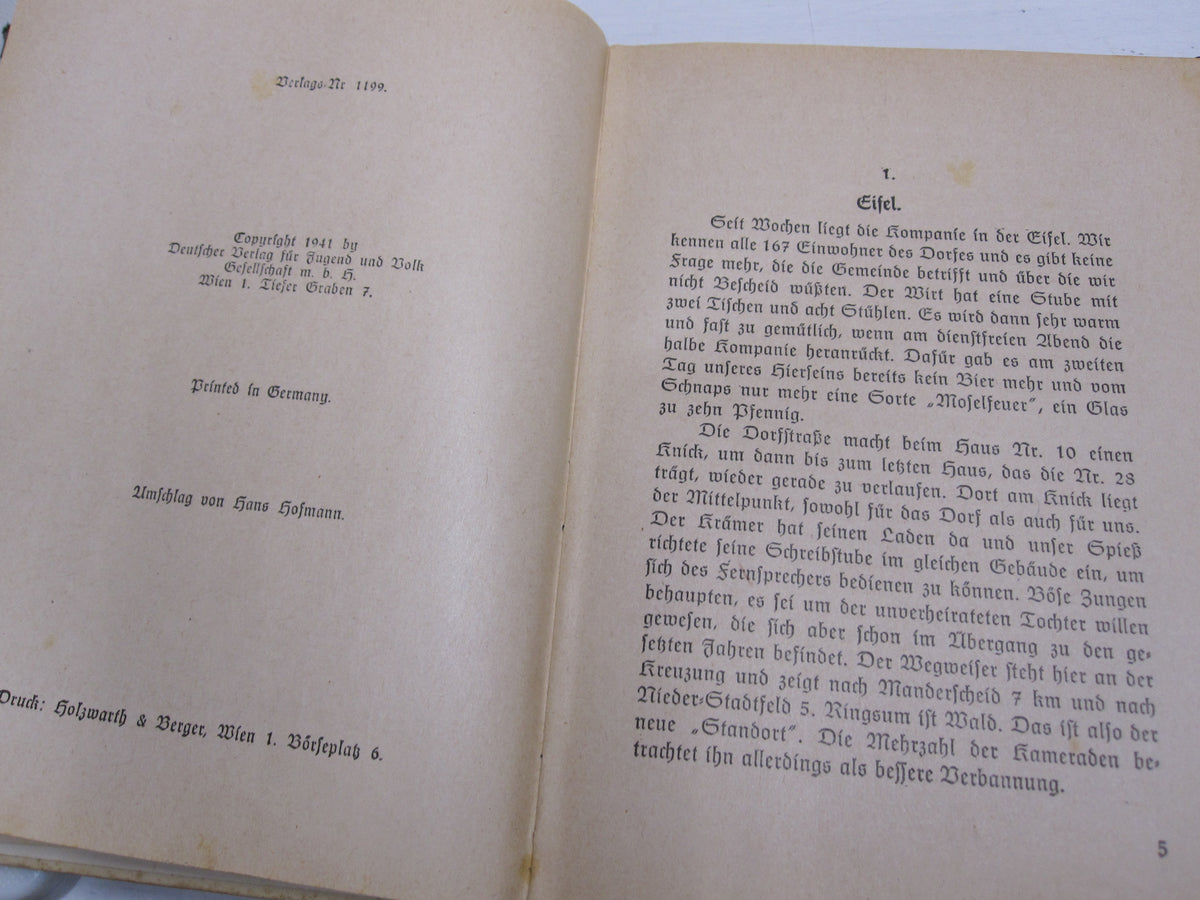 Buch Panzerjäger ,  aus dem Besitz eines Ritterkreuzträgers