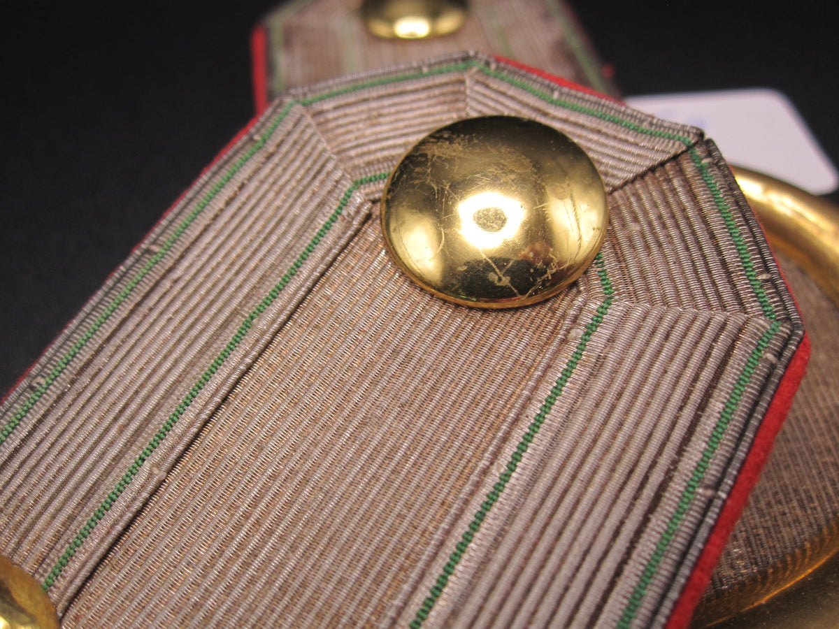 H.W. - -    SACHSEN Epauletten 11. königliches sächsisches Infanterie Regiment 139 Schulterstücke um 1900