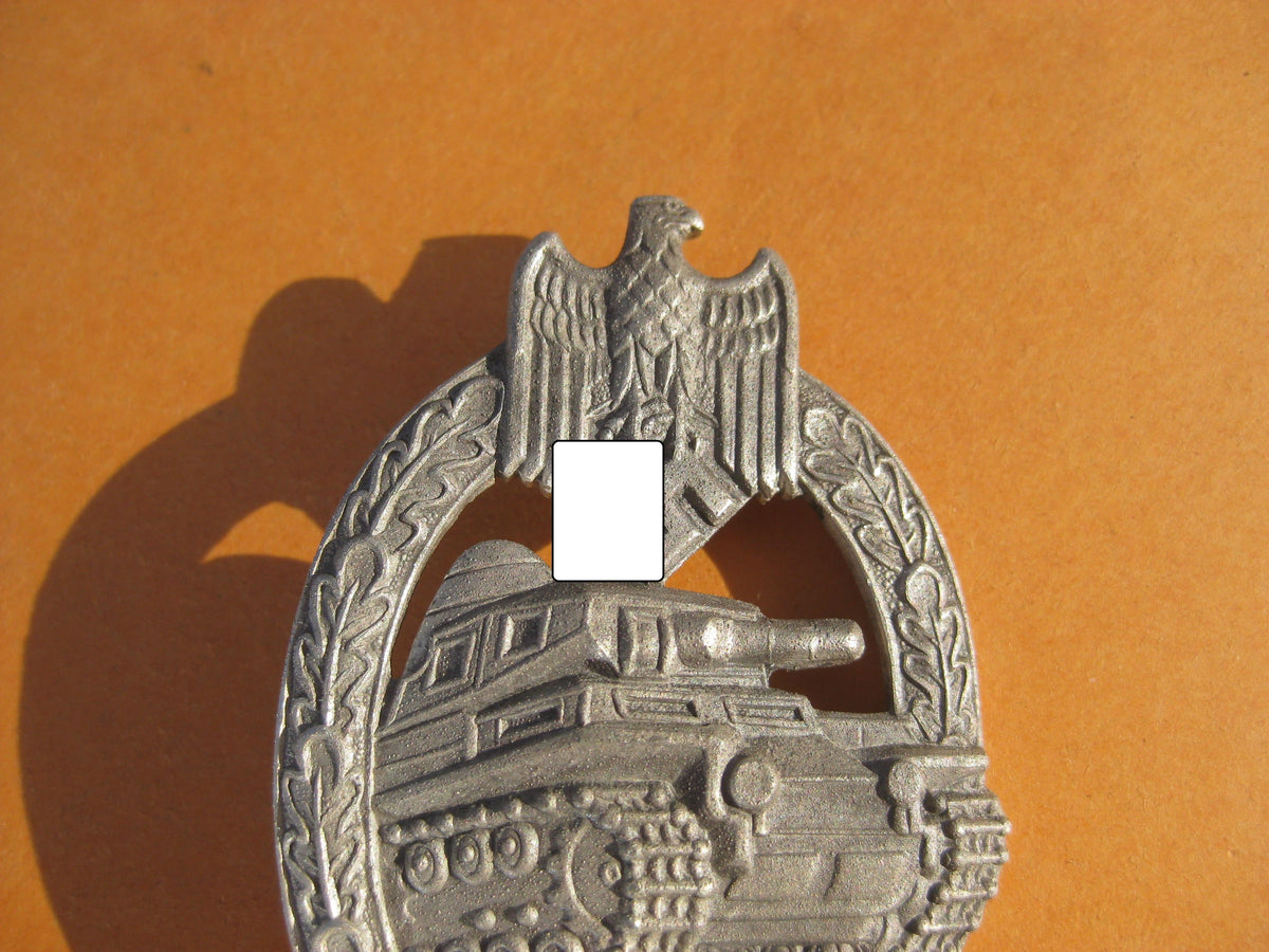 Panzerkampfabzeichen in Silber Hersteller: AS im Dreieck MINT CONDITON