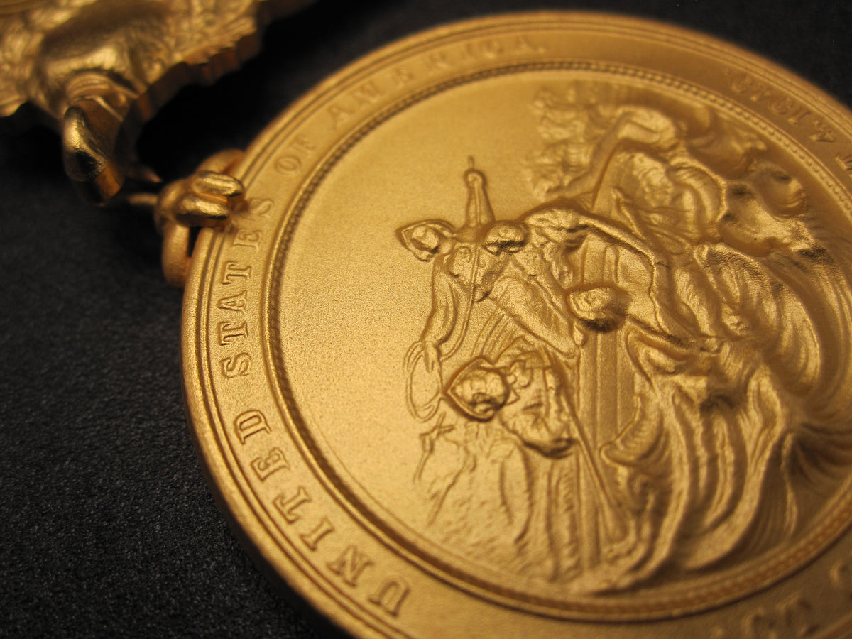 H.W.  - -   Lifesaving Medal in Gilt / Gold