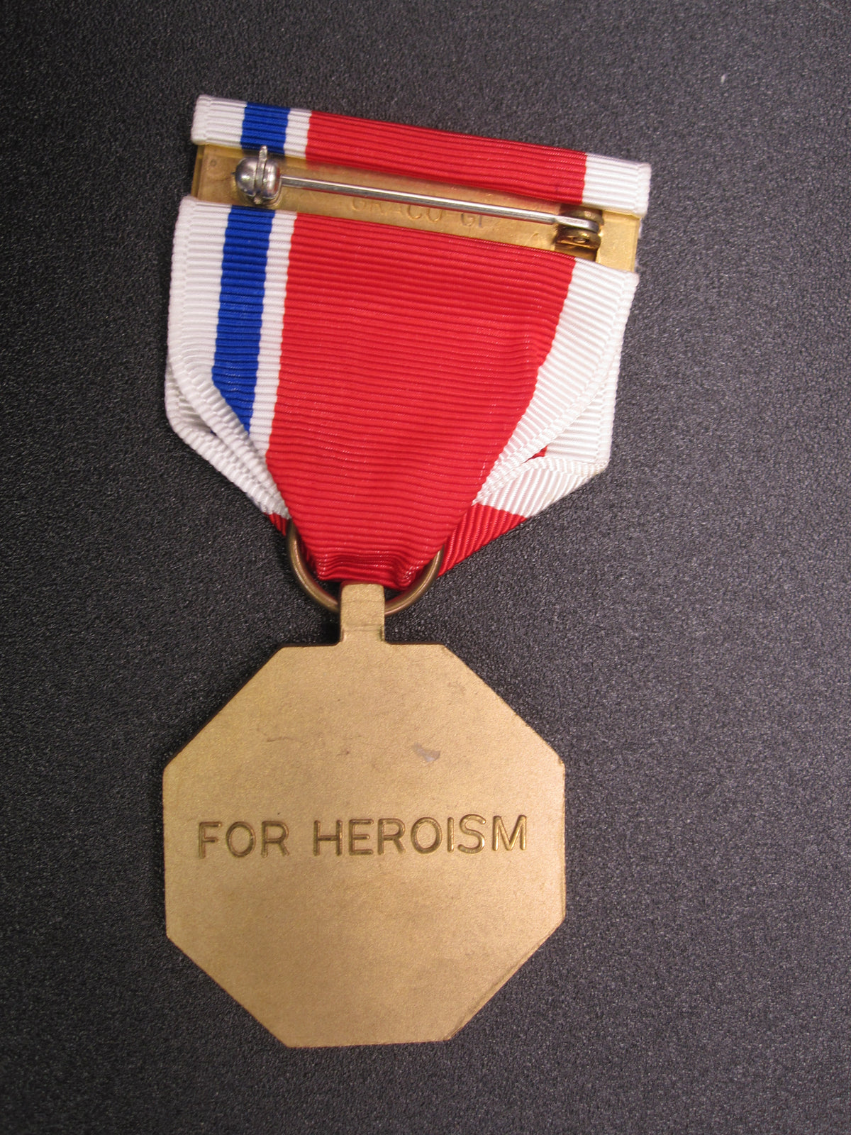 H.W.  - -   Medal for Heroism