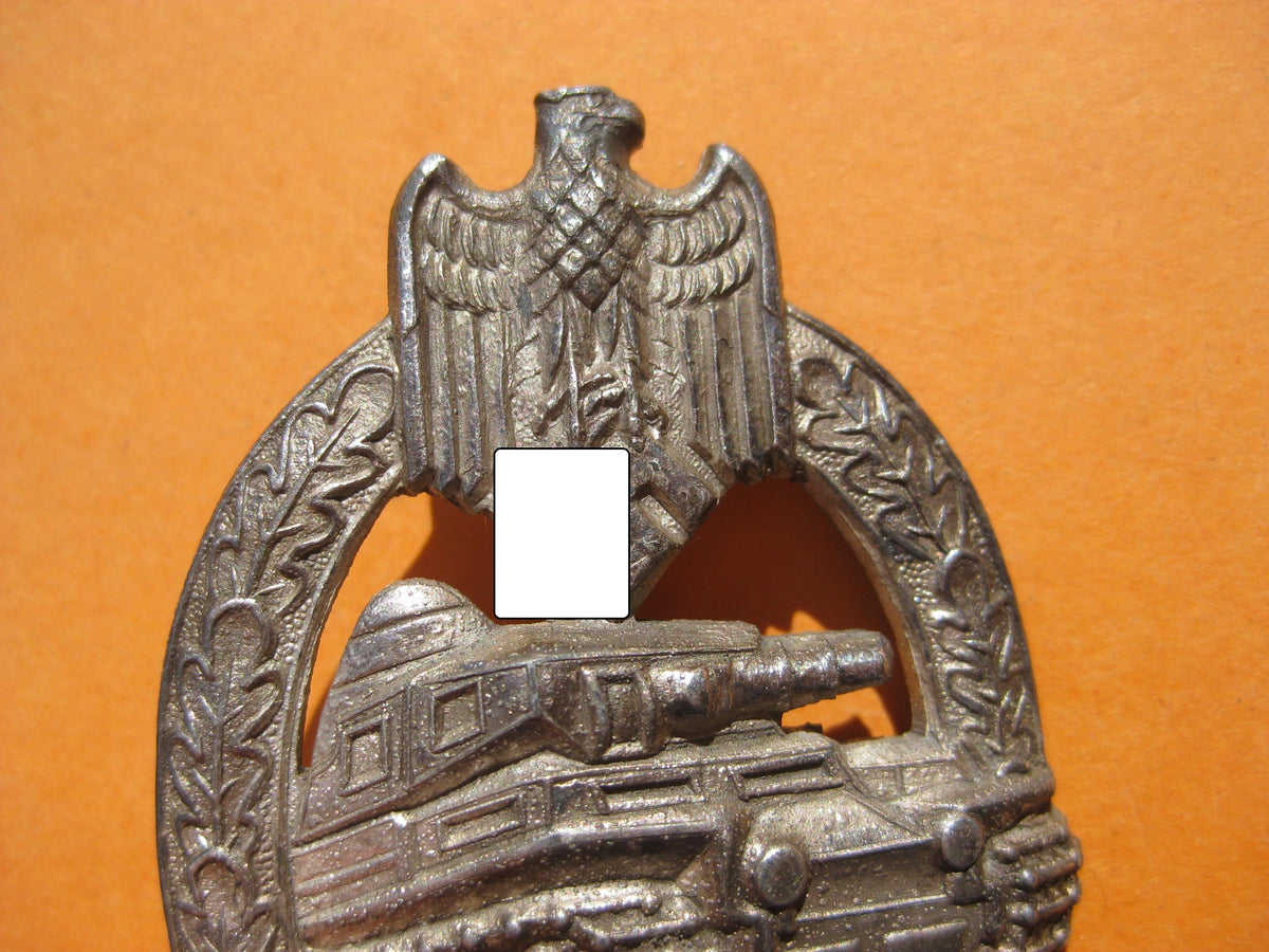 Panzerkampfabzeichen in Silber Hersteller: Adolf Scholze