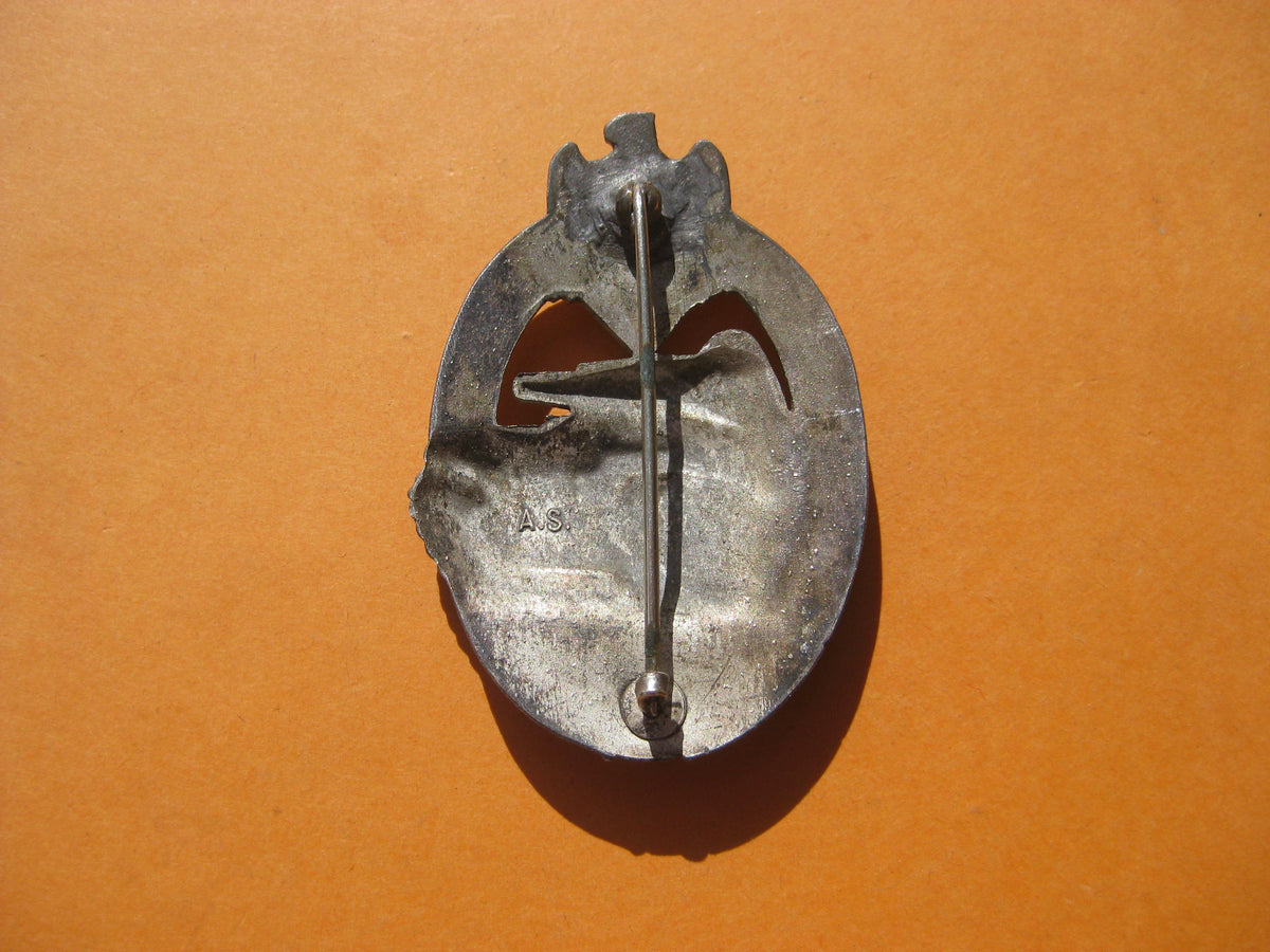 Panzerkampfabzeichen in Silber Hersteller: Adolf Scholze