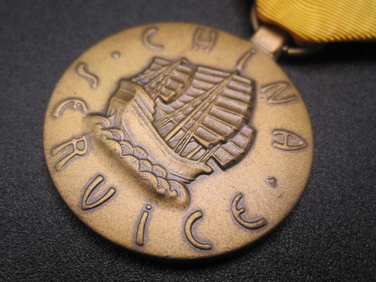 H.W.  - -    CHINA Service Medal