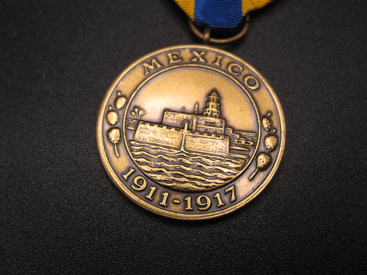 H.W.  - -    Mexican Service &amp; Texas Medal 1911 - 1917   -MARINE CORPS-