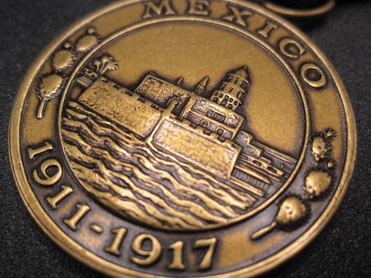 H.W.  - -    Mexican Service &amp; Texas Medal 1911 - 1917   -MARINE CORPS-