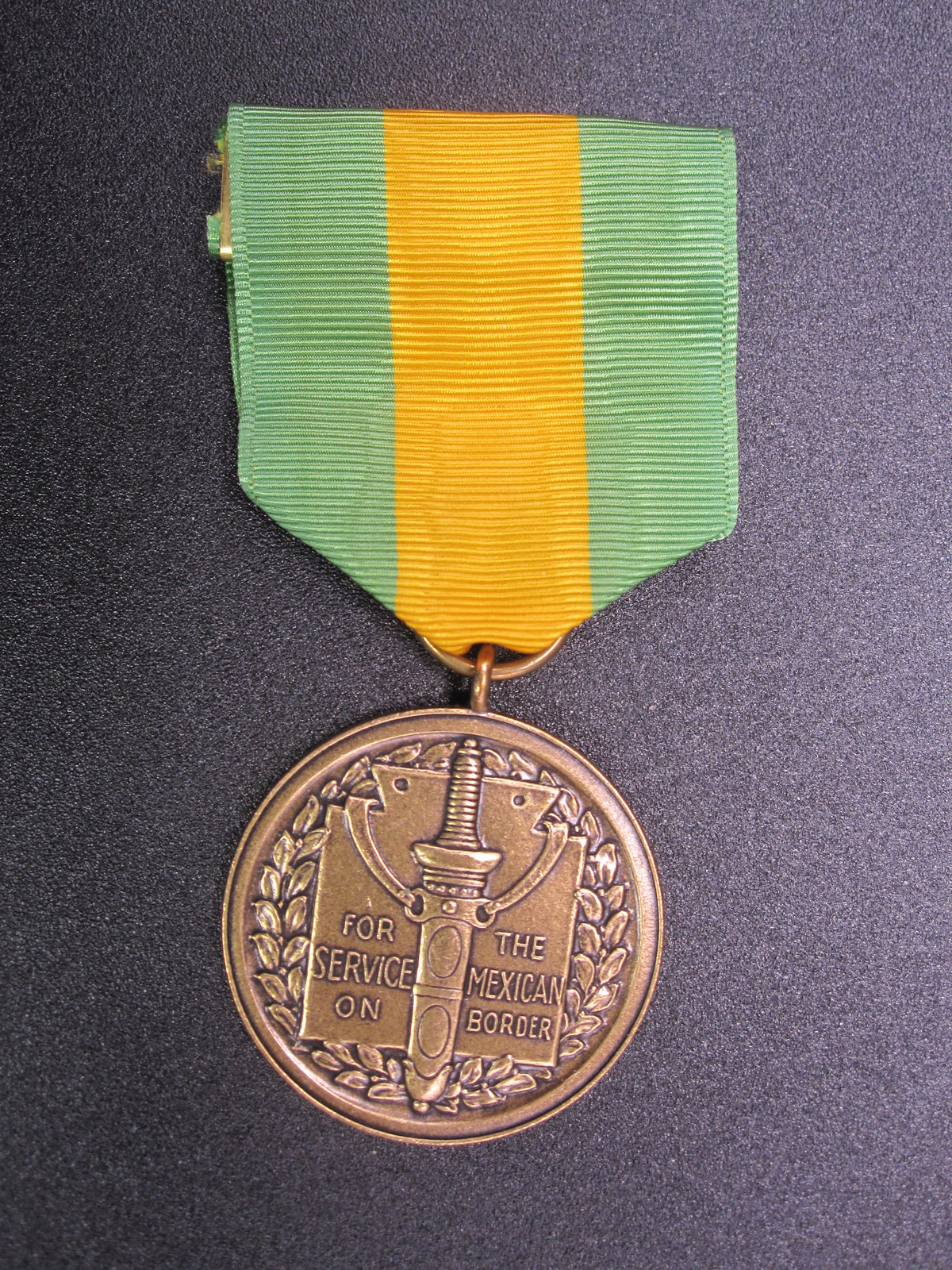 H.W.  - -    Mexican Border Service Medal 1916 - 1917