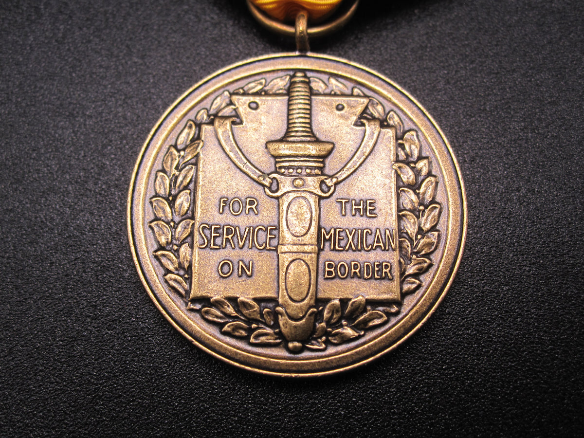 H.W.  - -    Mexican Border Service Medal 1916 - 1917