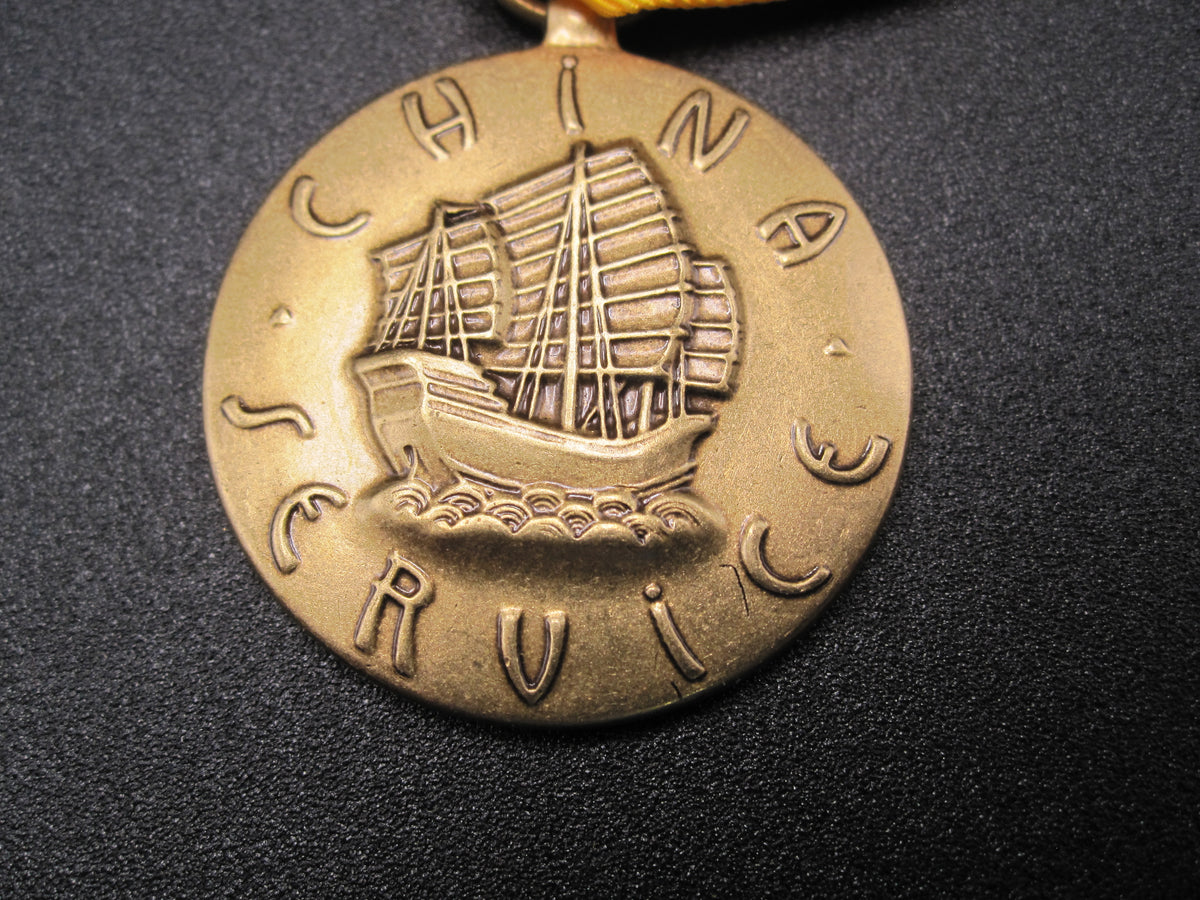 H.W.  - -    CHINA Service Medal