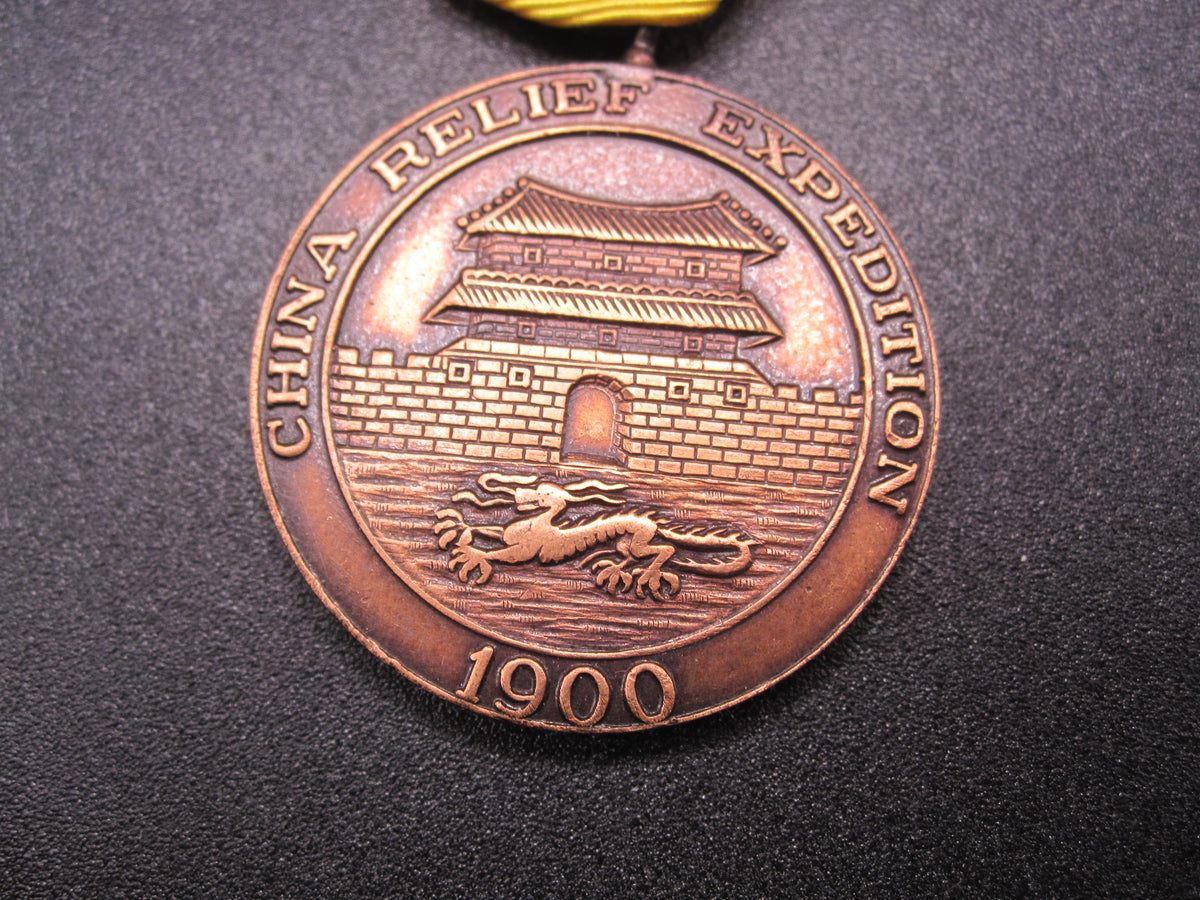 H.W.  - -    CHINA Relief Expedition Medal 1900 - 1901