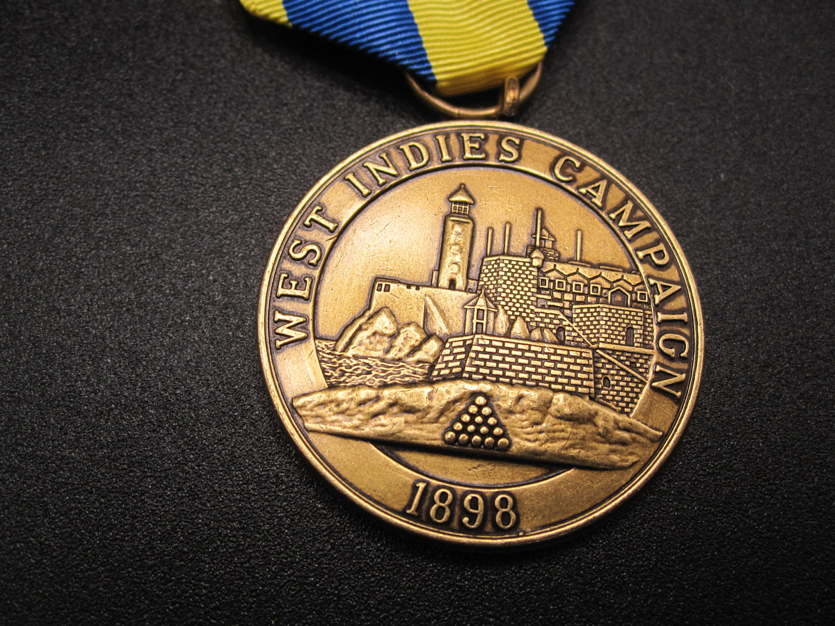 H.W.  - -    West Indies Campaign Medal 1898