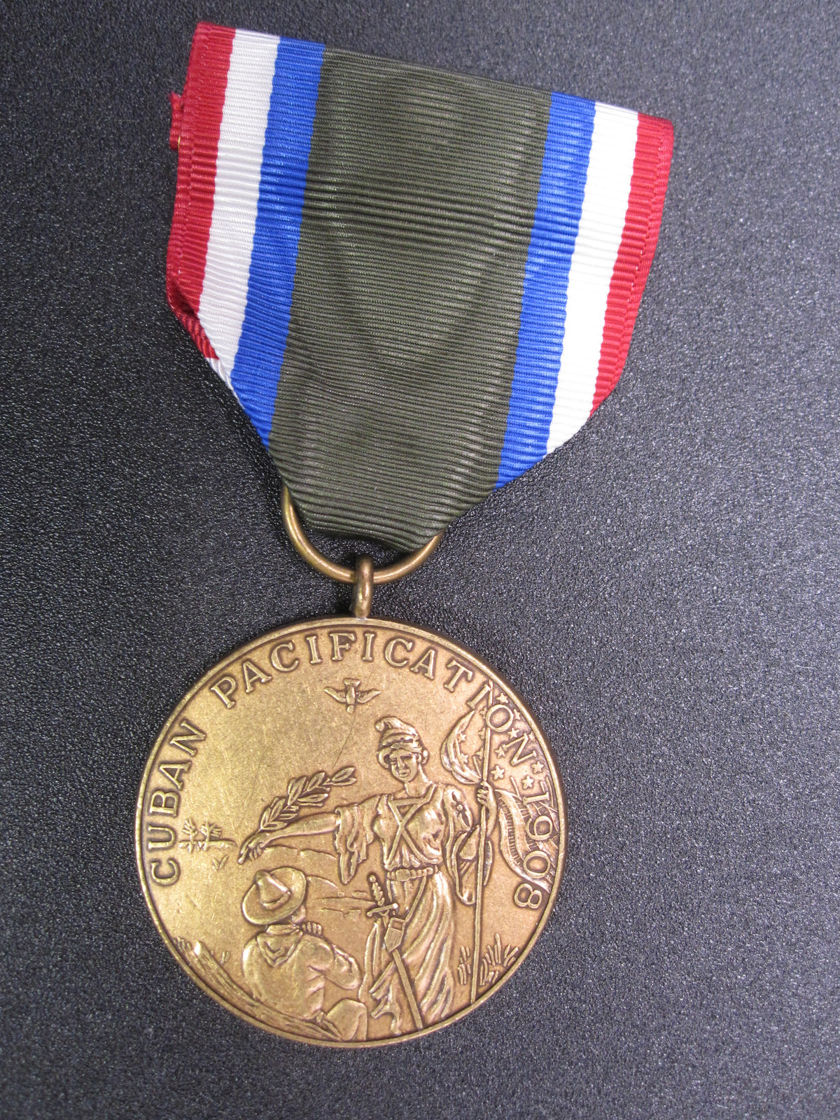 H.W.  - -    Cuban Pacification Medal 1908