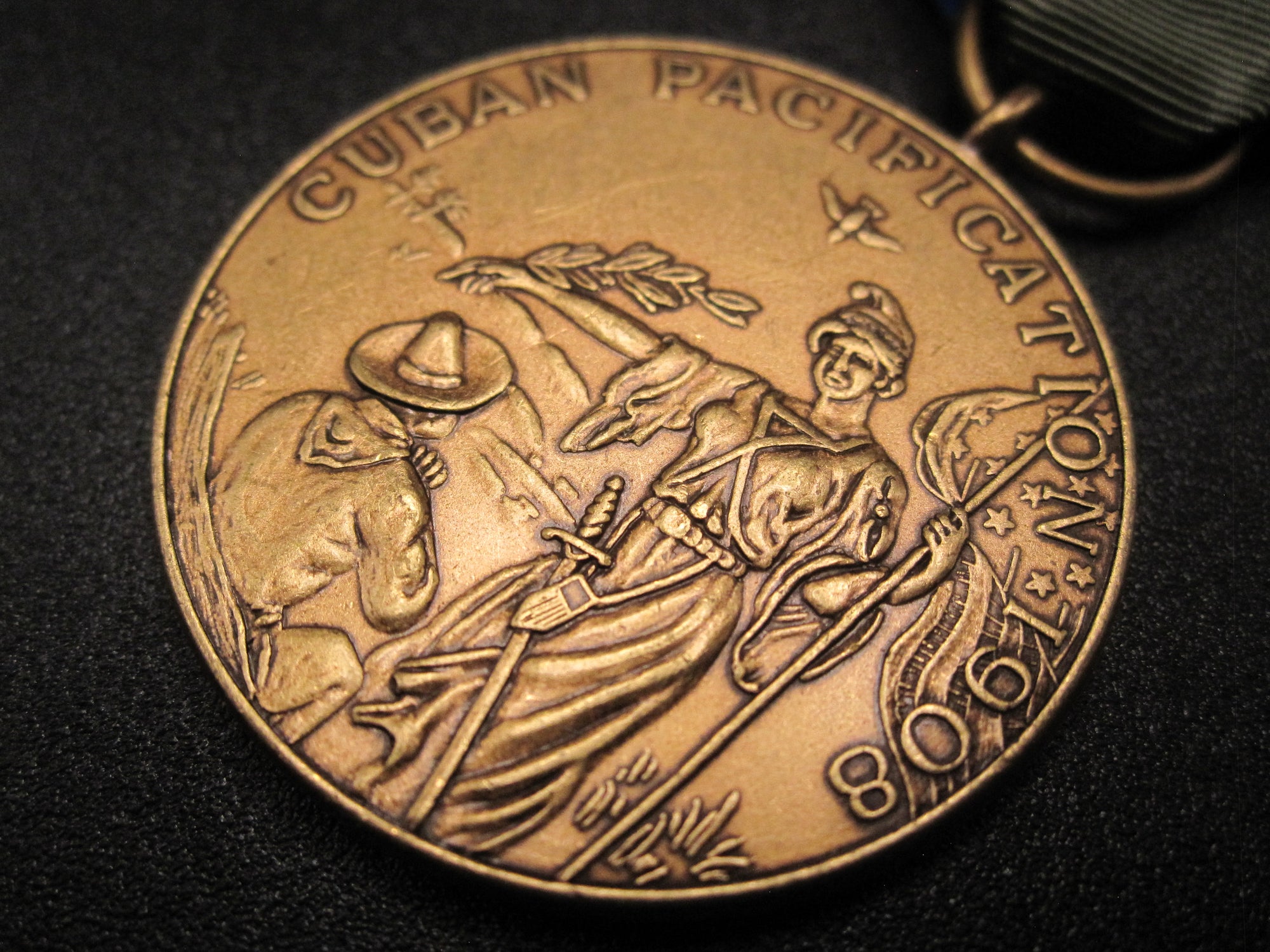 H.W.  - -    Cuban Pacification Medal 1908