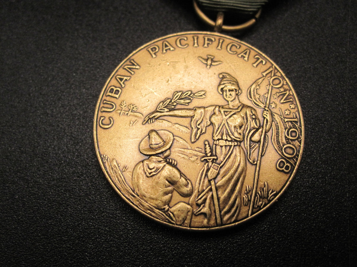 H.W.  - -    Cuban Pacification Medal 1908