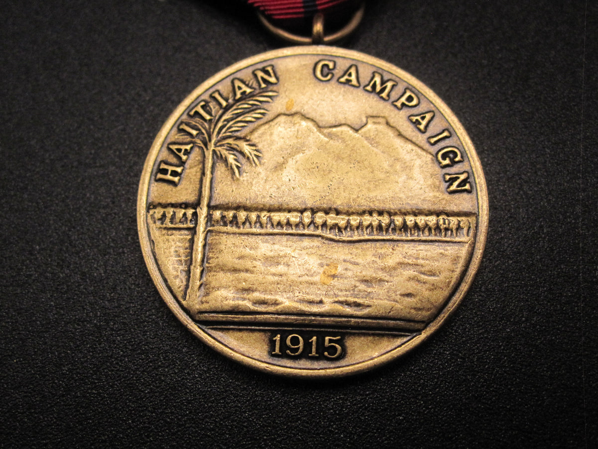 H.W.  - -    Haitian Campaign Medal 1915  -Marine Corps-