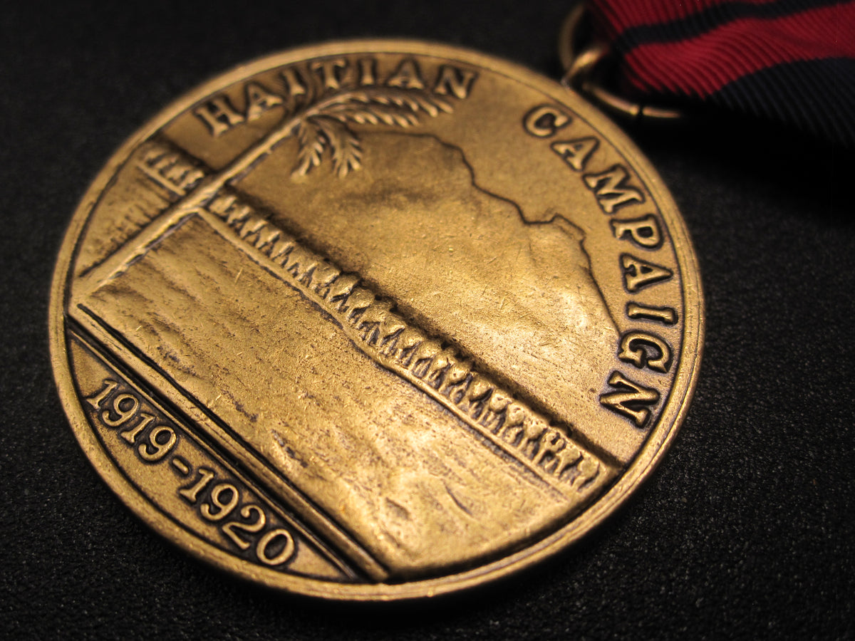 H.W.  - -    Haitian Campaign Medal 1919 - 1920