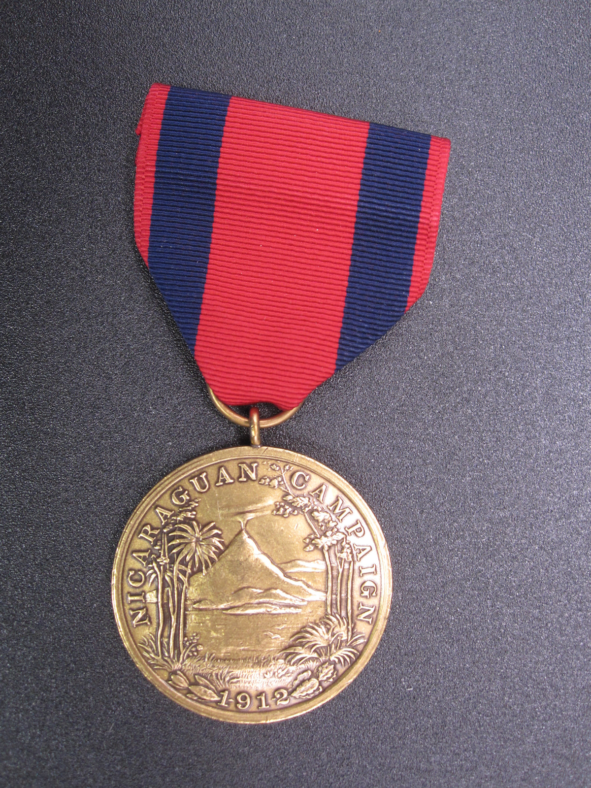 H.W.  - -    Nicaraguan Campaign Medal 1912