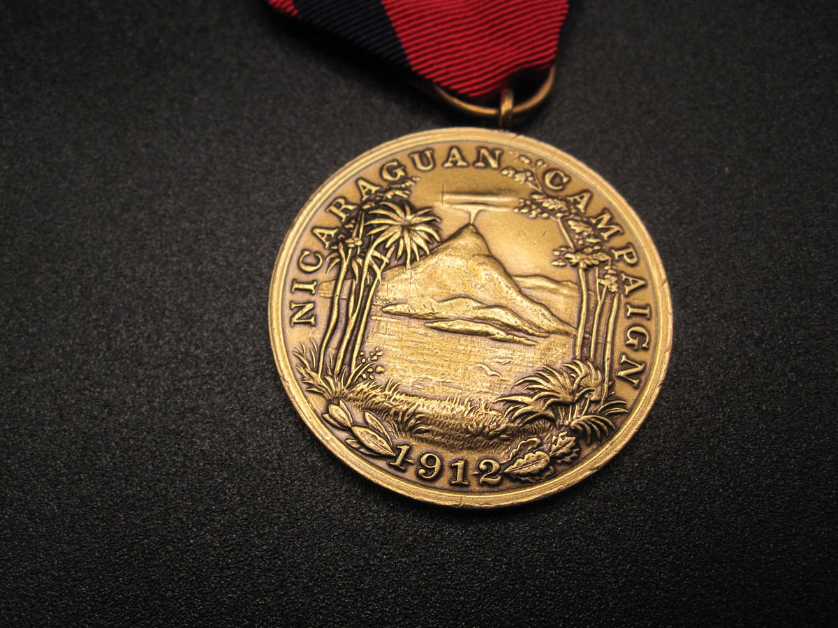 H.W.  - -    Nicaraguan Campaign Medal 1912