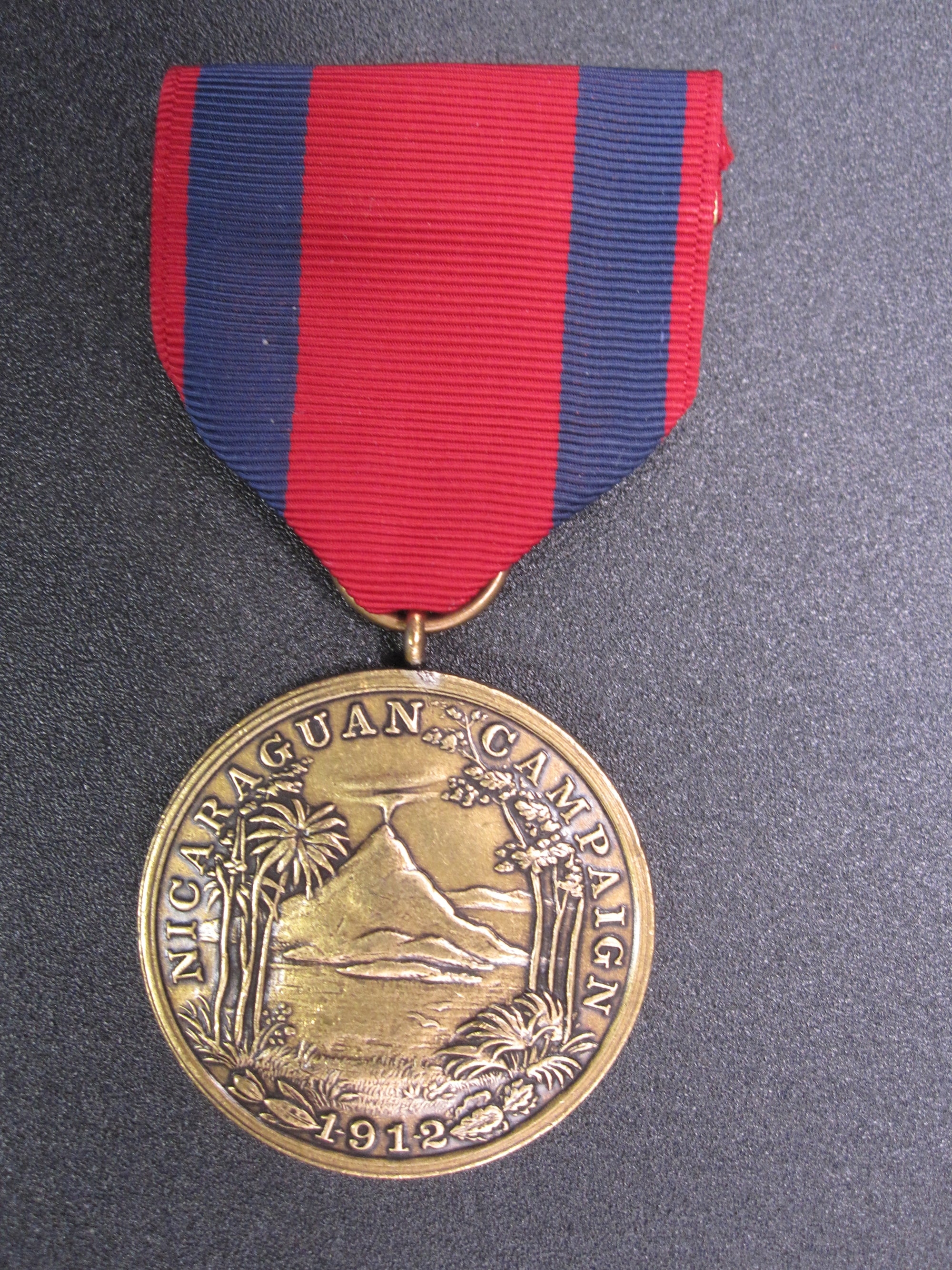 H.W.  - -    Nicaraguan Campaign Medal 1912