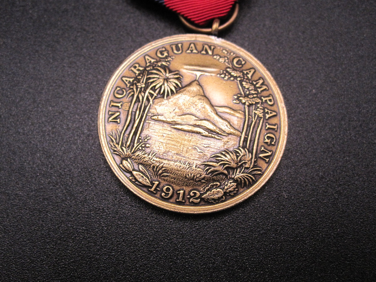 H.W.  - -    Nicaraguan Campaign Medal 1912