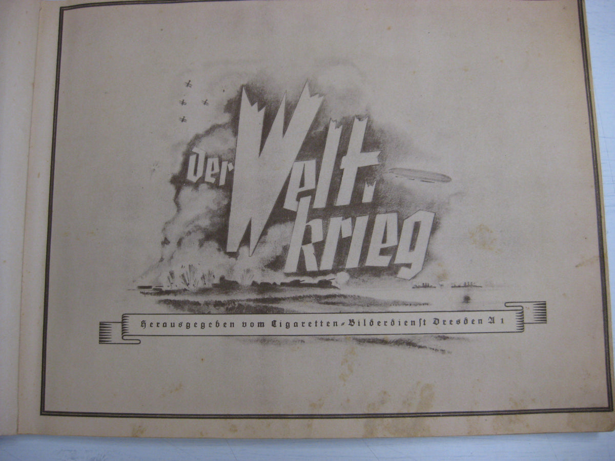 Sammelbilderalbum Der Weltkrieg 1914 - 1918