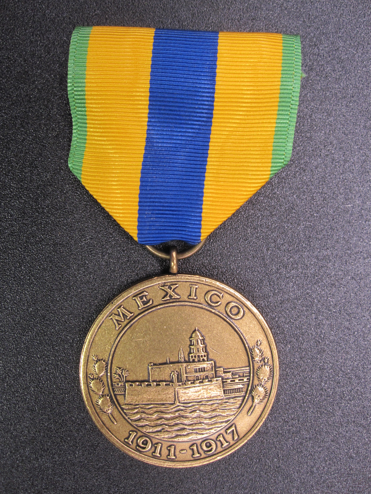 H.W.  - -    Mexican Service & Texas Medal 1911 - 1917  NAVY
