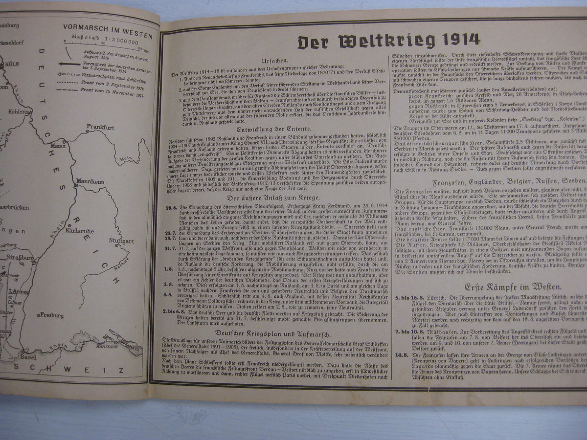 Sammelbilderalbum Der Weltkrieg 1914 - 1918
