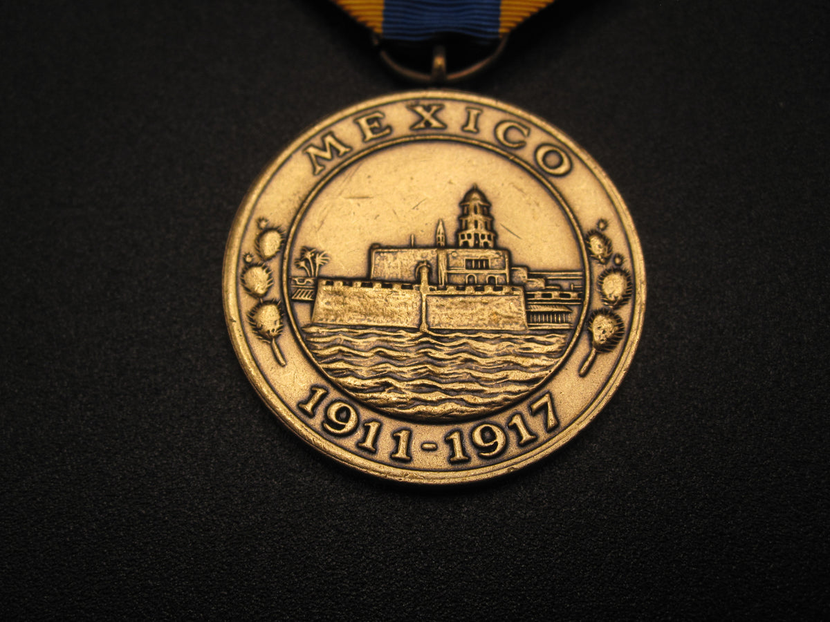 H.W.  - -    Mexican Service &amp; Texas Medal 1911 - 1917  NAVY