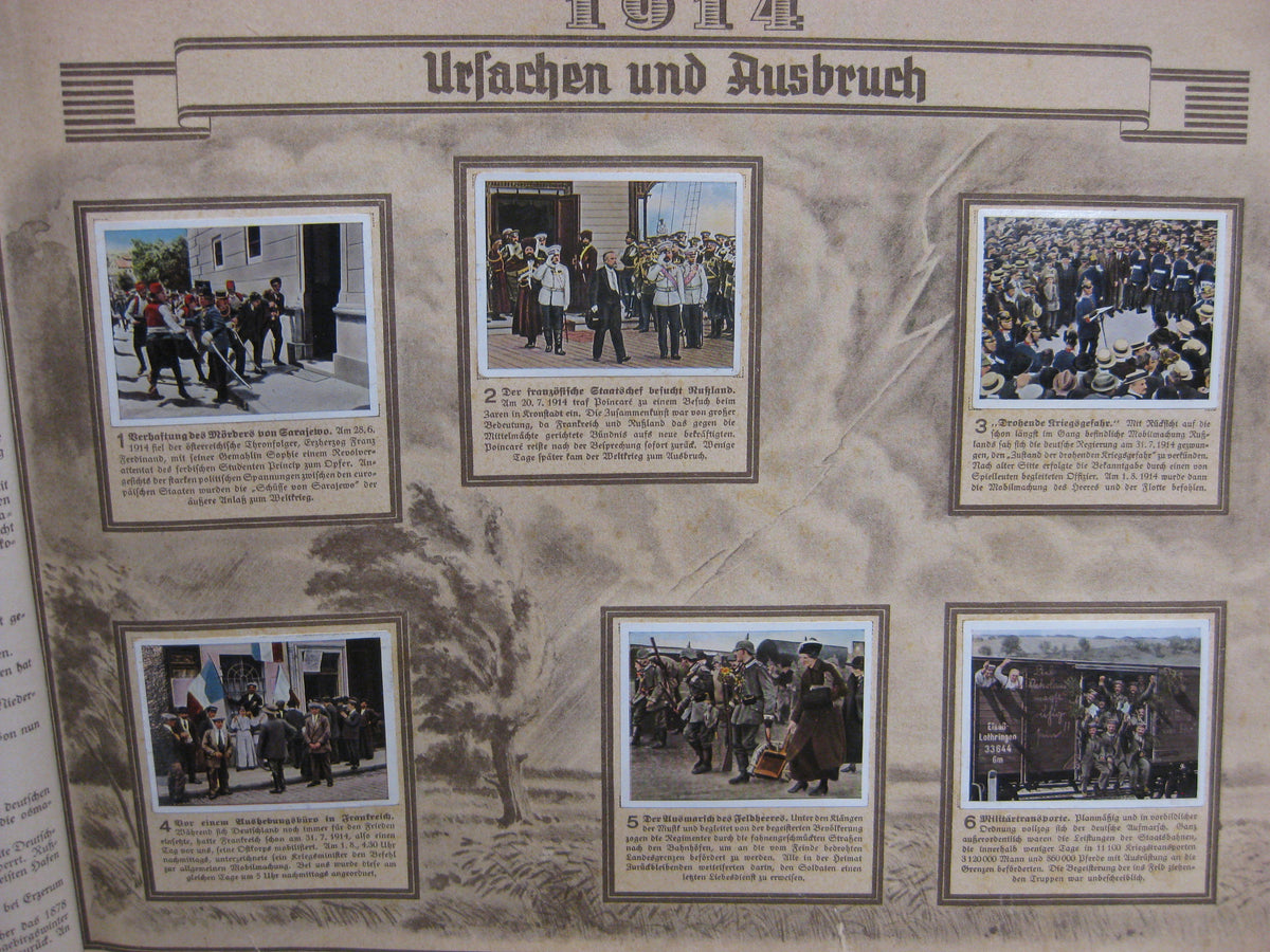 Sammelbilderalbum Der Weltkrieg 1914 - 1918