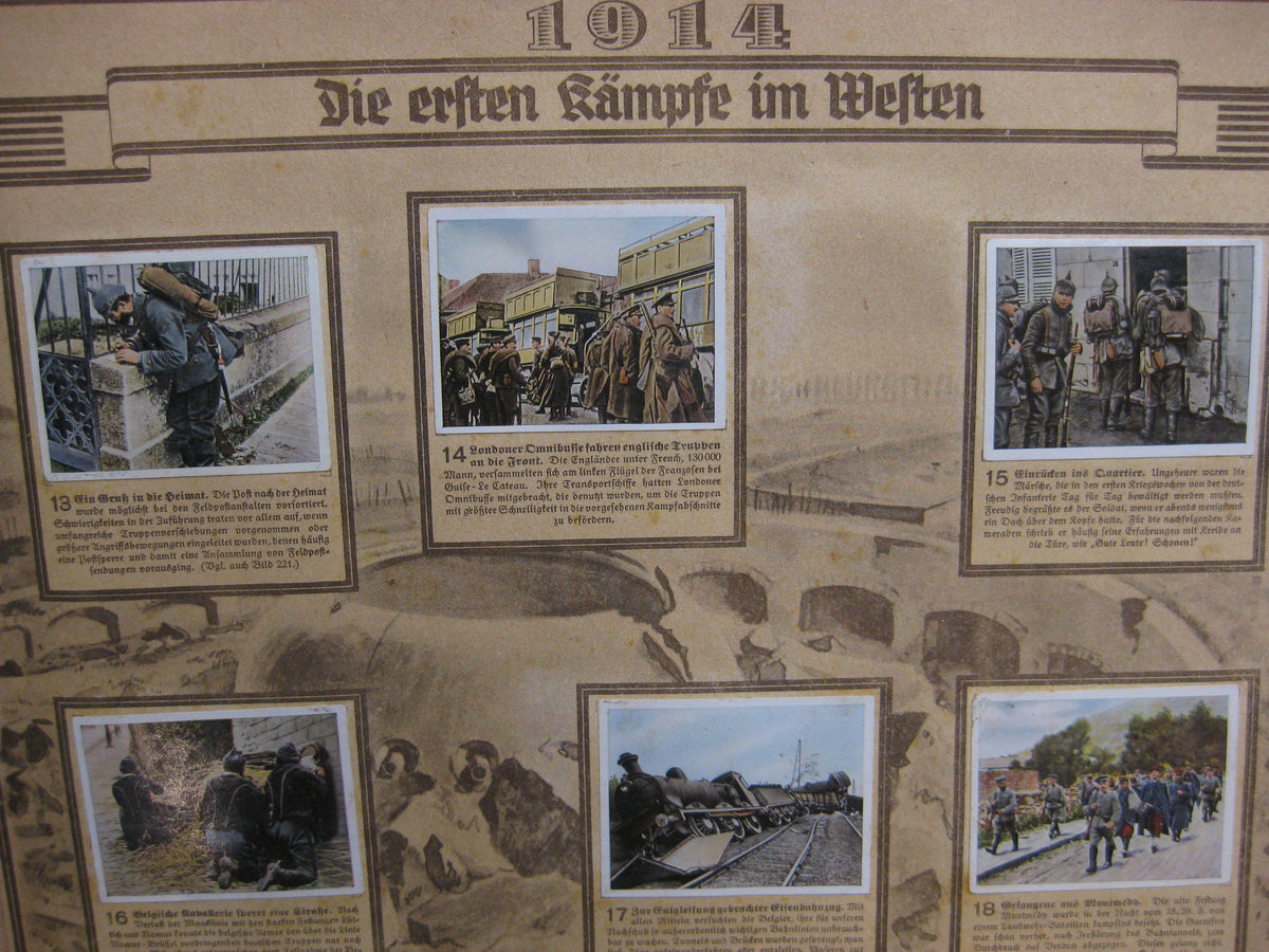 Sammelbilderalbum Der Weltkrieg 1914 - 1918