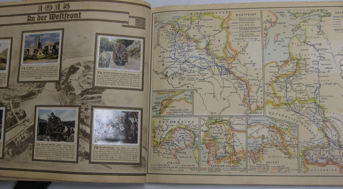 Sammelbilderalbum Der Weltkrieg 1914 - 1918