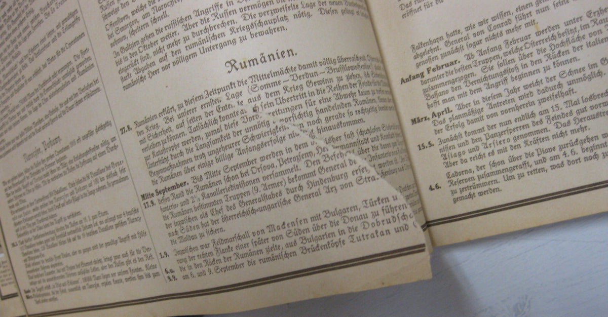 Sammelbilderalbum Der Weltkrieg 1914 - 1918