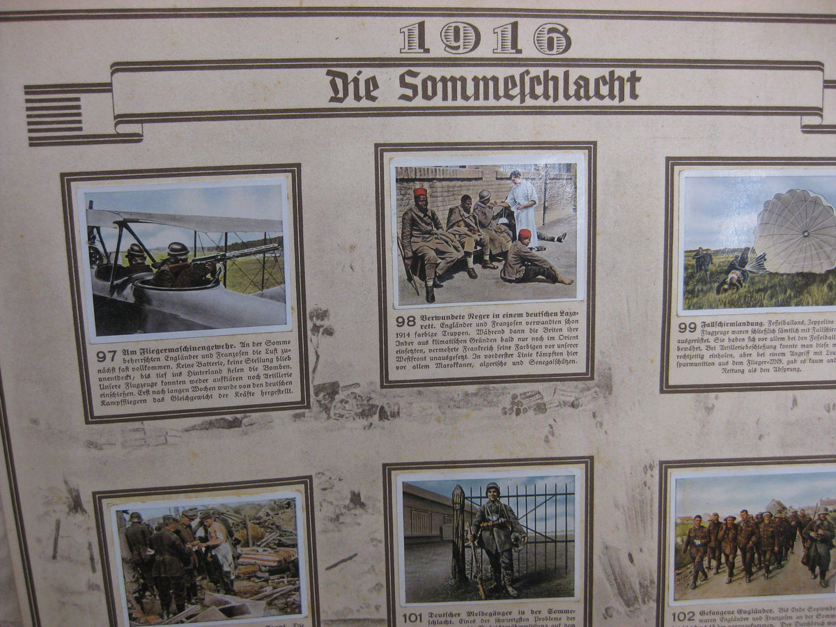 Sammelbilderalbum Der Weltkrieg 1914 - 1918