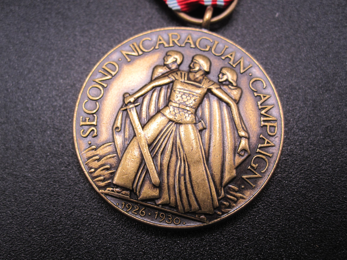 H.W.  - -    Second Nicaraguan Campaign Medal 1926 - 1930