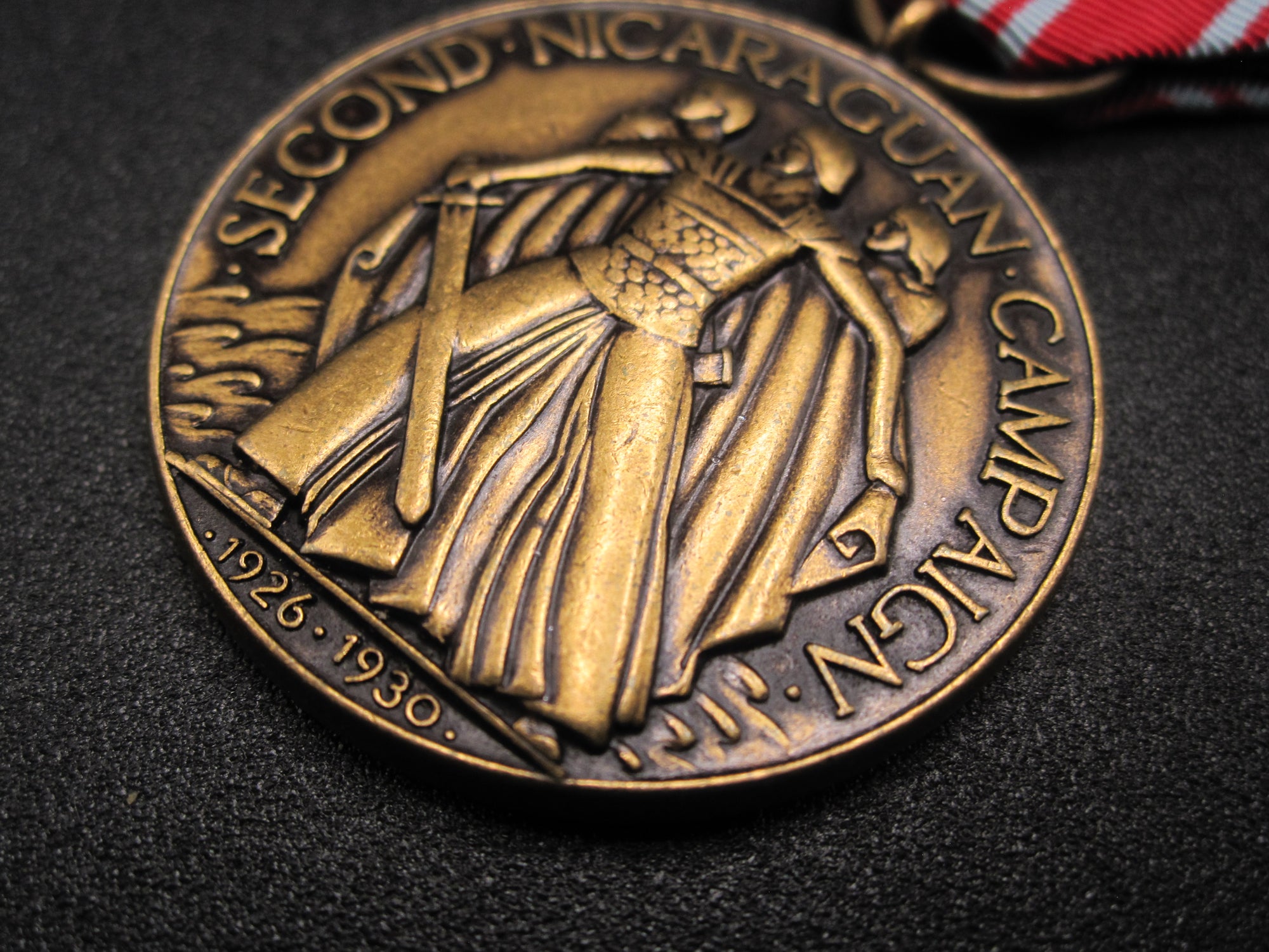 H.W.  - -    Second Nicaraguan Campaign Medal 1926 - 1930