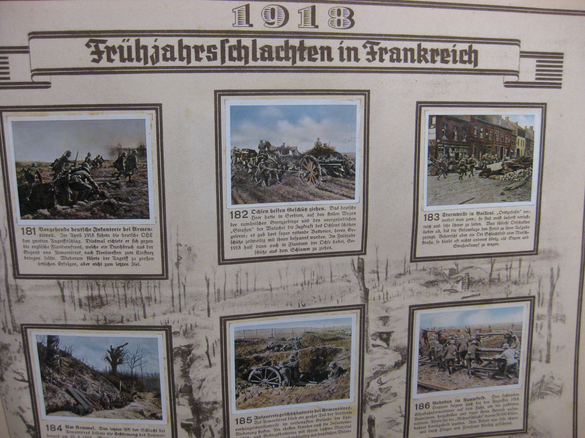 Sammelbilderalbum Der Weltkrieg 1914 - 1918