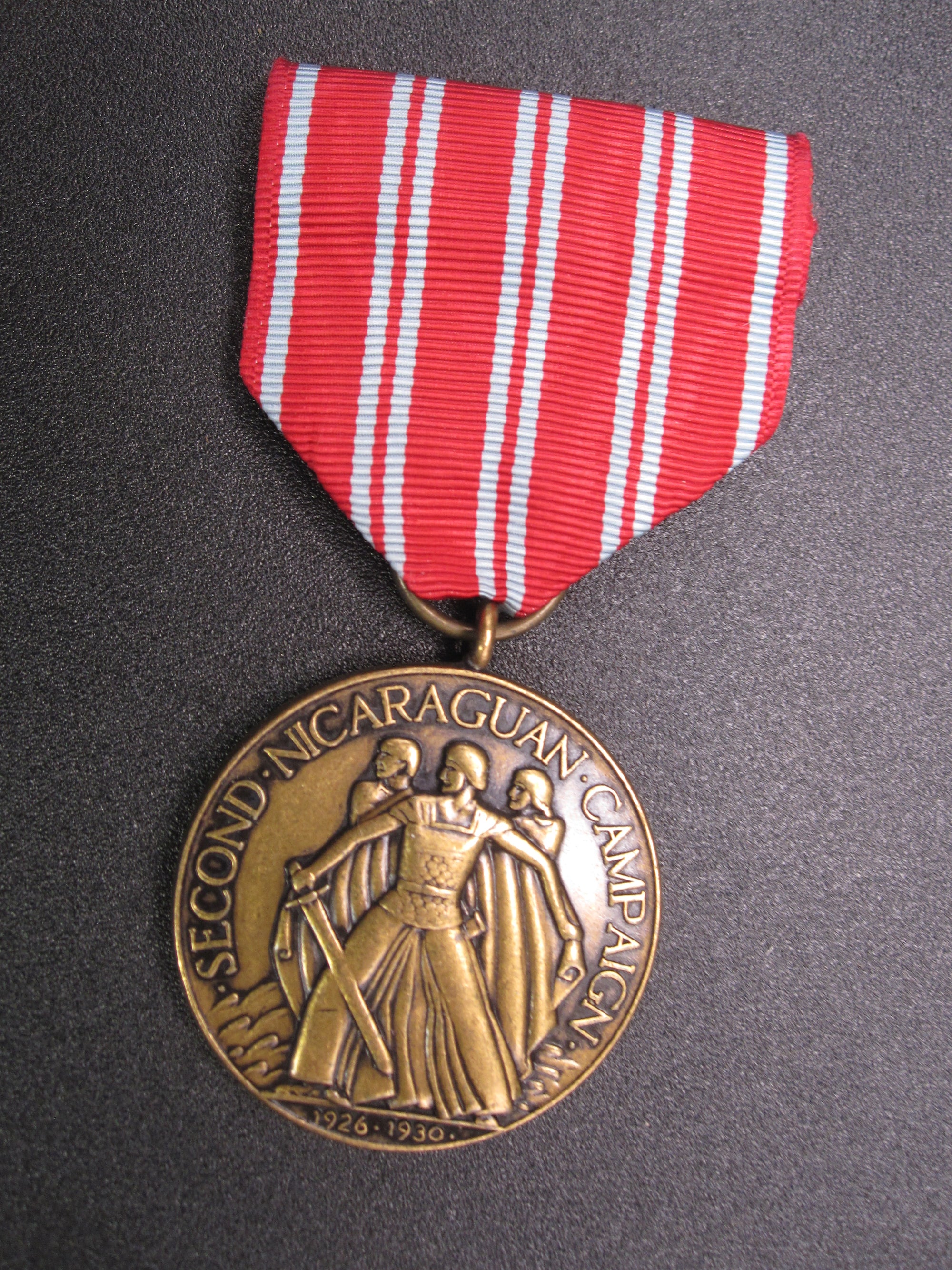 H.W.  - -    Second Nicaraguan Campaign Medal 1926 - 1930