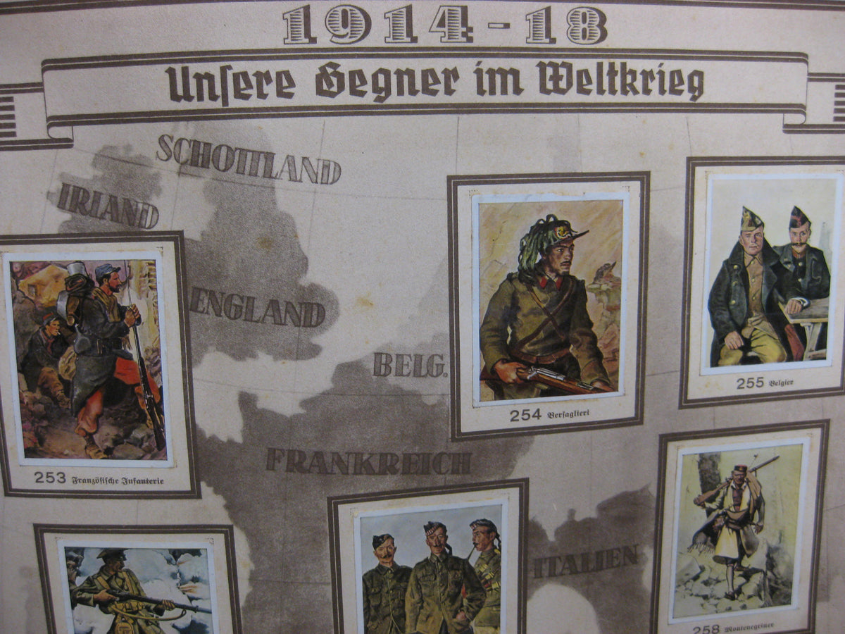 Sammelbilderalbum Der Weltkrieg 1914 - 1918