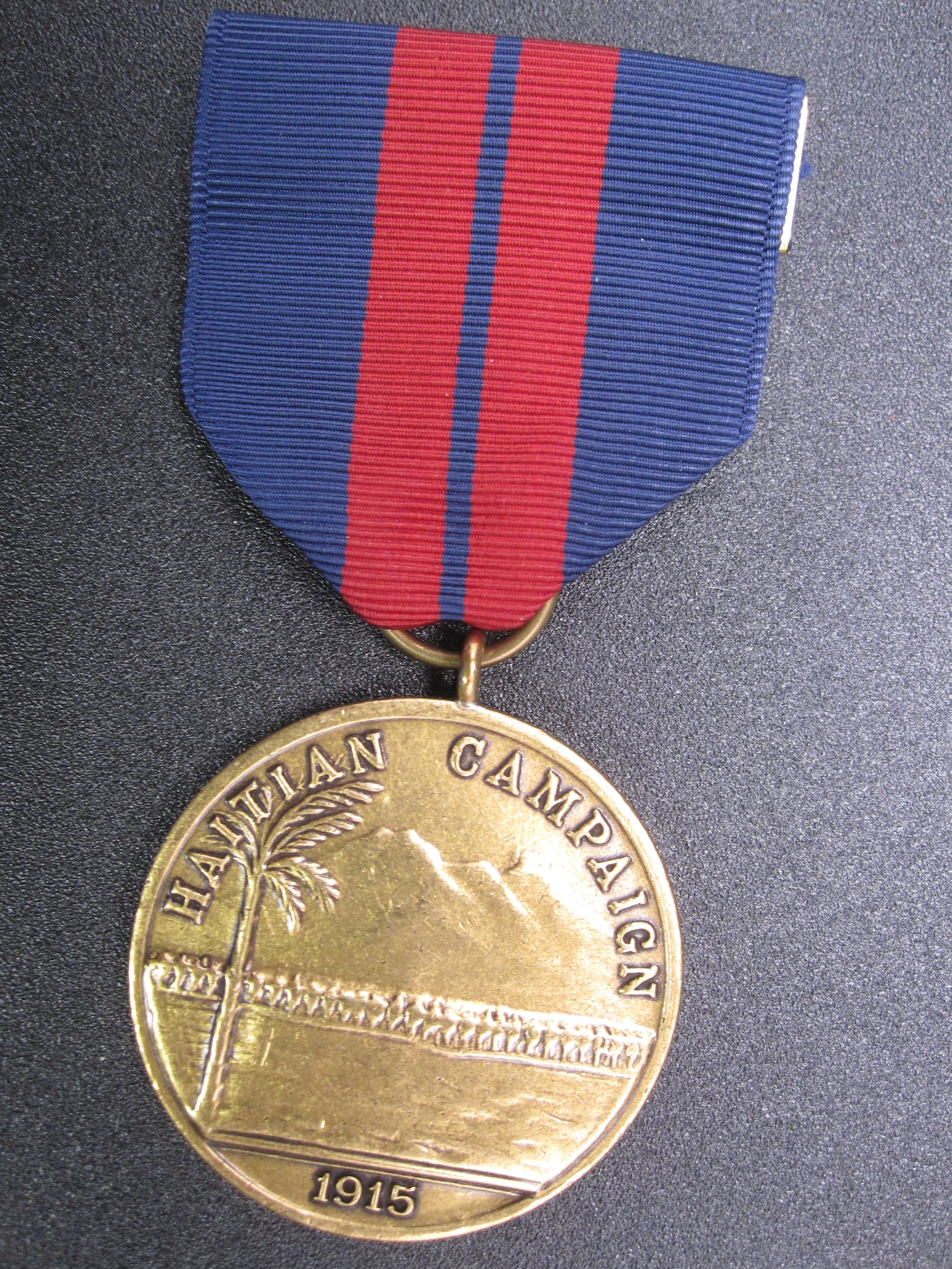 H.W.  - -    Haitian Campaign Medal 1915  -Navy-