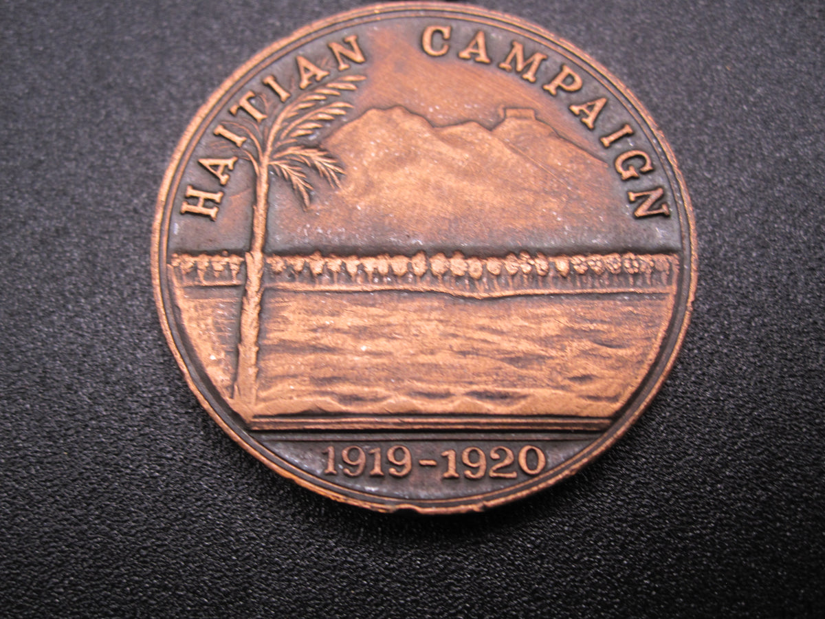 H.W.  - -    Haitian Campaign Medal 1915  -Marine Corps-
