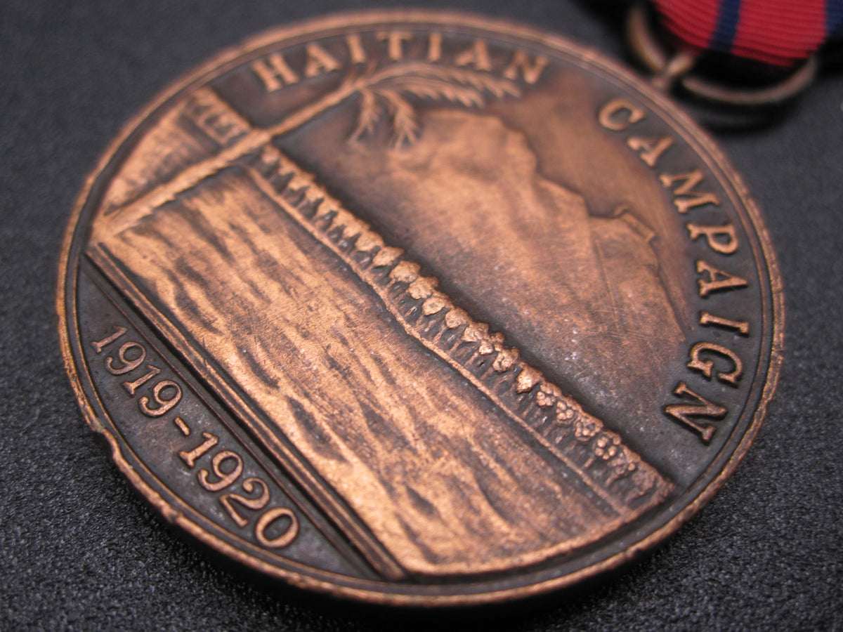 H.W.  - -    Haitian Campaign Medal 1915  -Marine Corps-