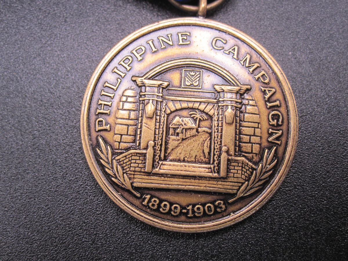 H.W.  - -    Philippine Campaign Medal 1899-1903   -NAVY-
