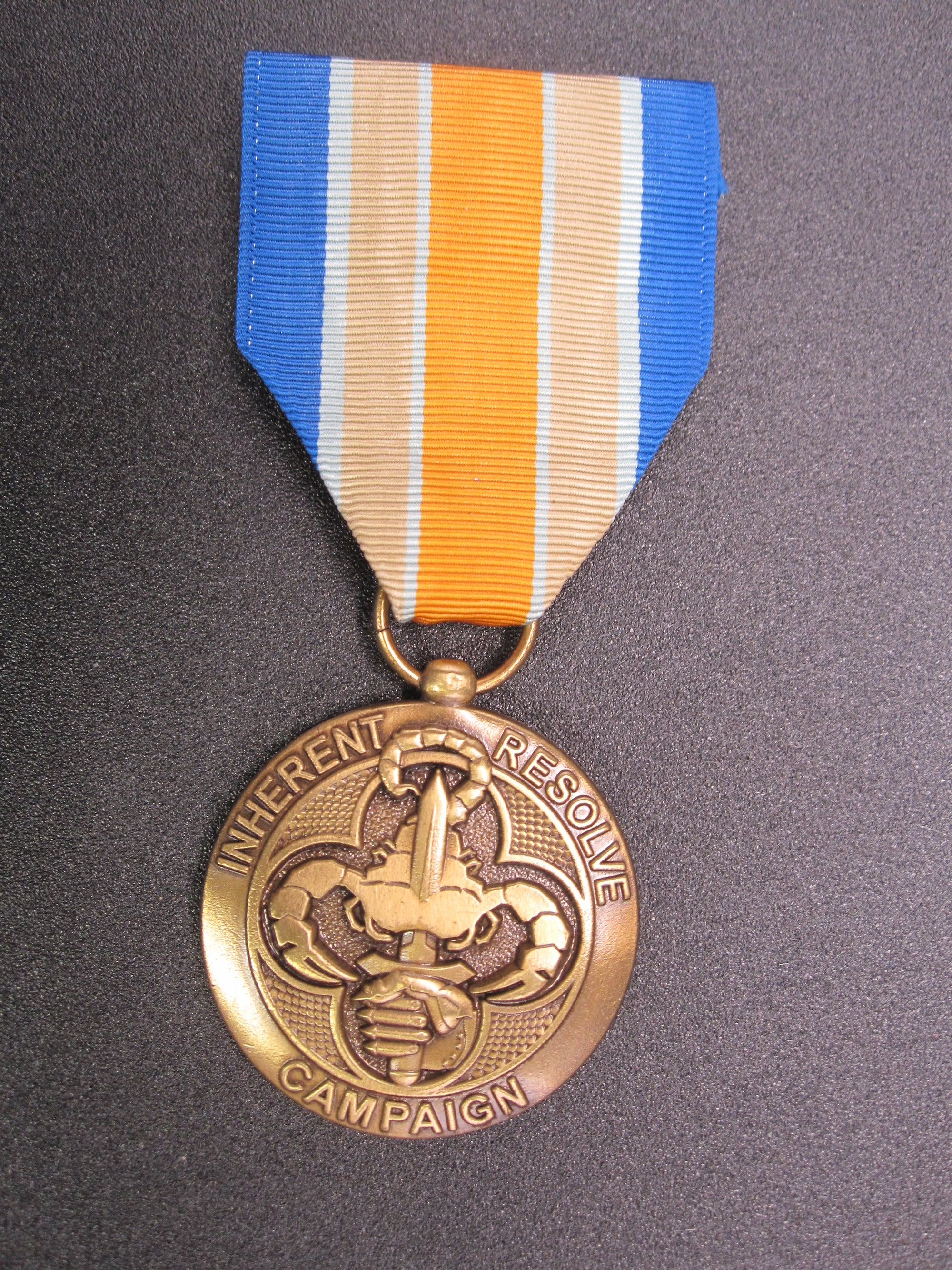 H.W.  - -    Inherent Resolve Campaign Medal