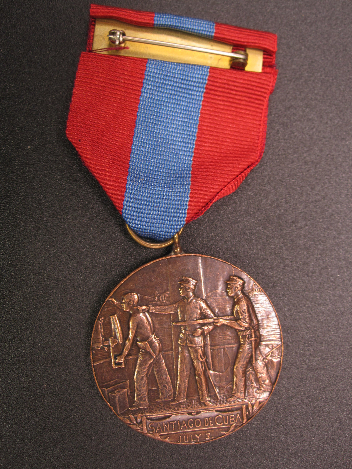 H.W.  - -     West Indies Naval Campaign Medal 1898