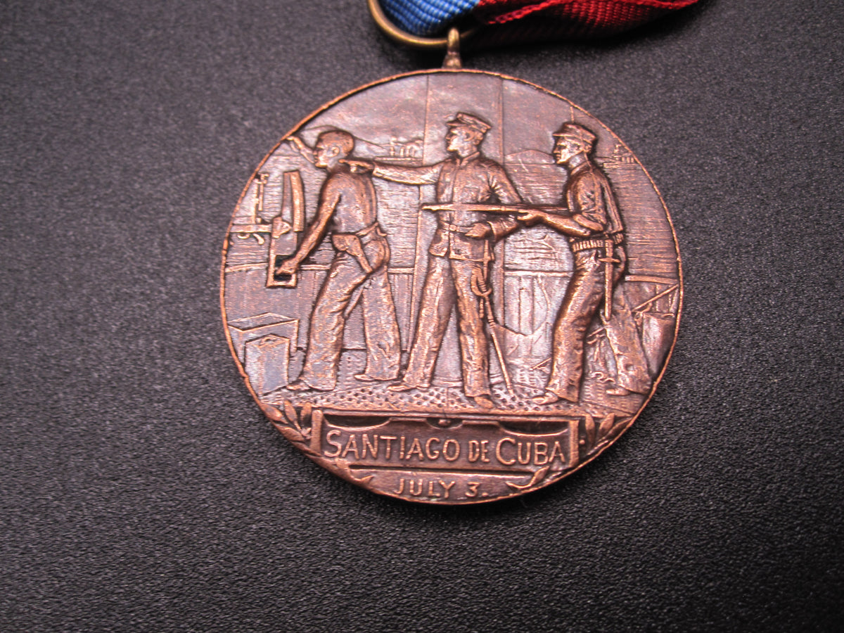 H.W.  - -     West Indies Naval Campaign Medal 1898