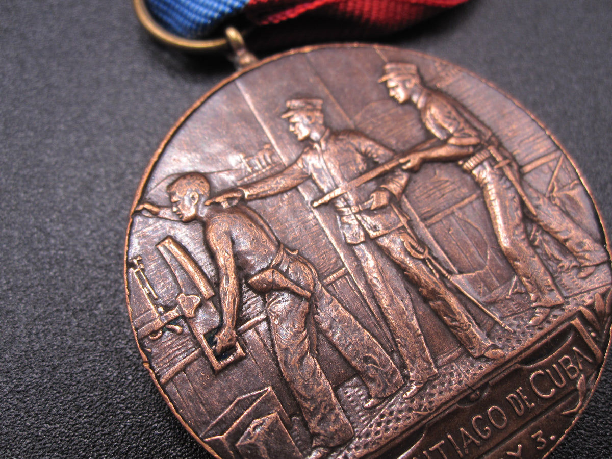H.W.  - -     West Indies Naval Campaign Medal 1898