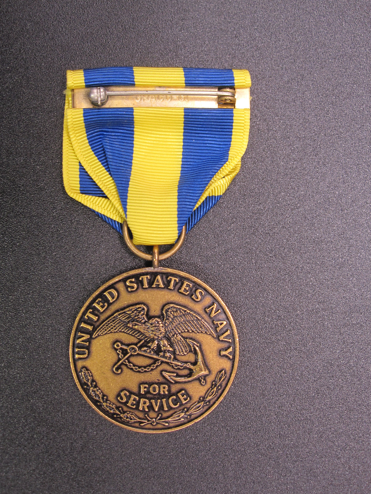 H.W.  - -    Spanish Campaign Medal 1898  -NAVY-