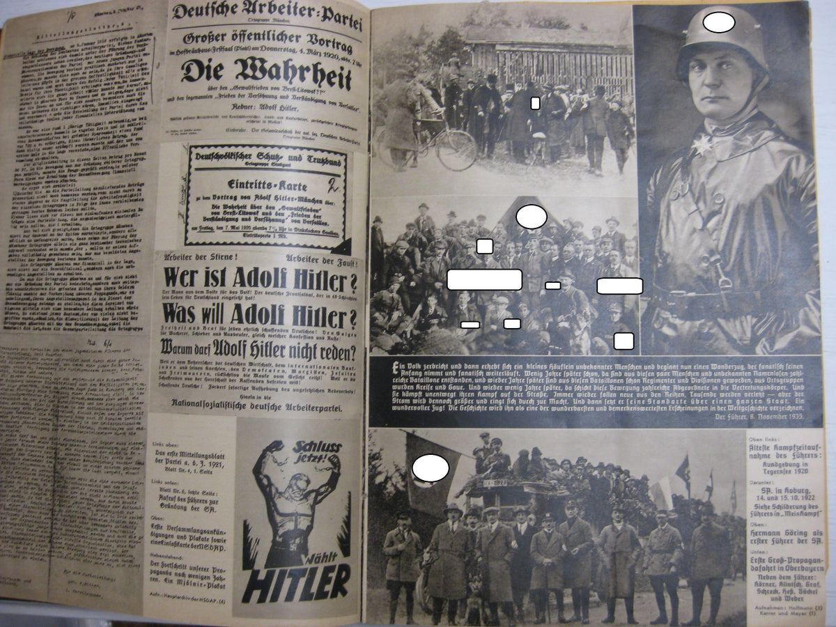 Buch Heft Der Schulungsbrief 1938